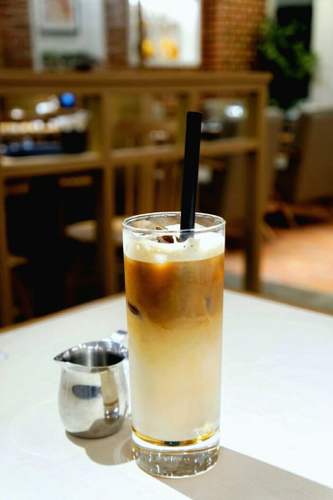 Latte cafe amaretto