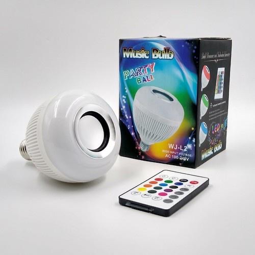 Lâmpada musical bluetooth