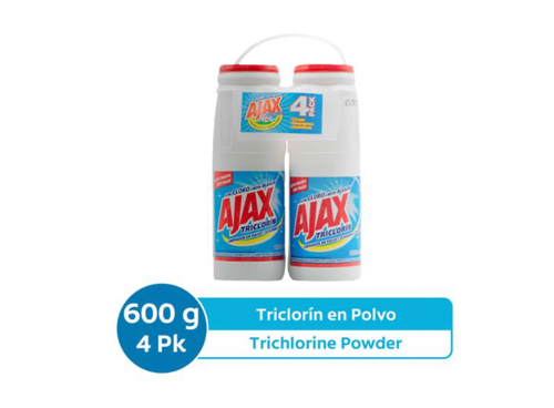 Ajax Limpiador Multiusos Triclorín con Cloro en Polvo 1 Unidad