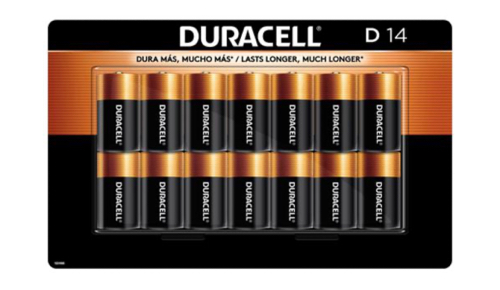 Baterías Alcalinas Duracell D