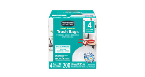 Bolsas para Basura con Cordón y Aroma 200 Unidades / 4 gal / 15 L