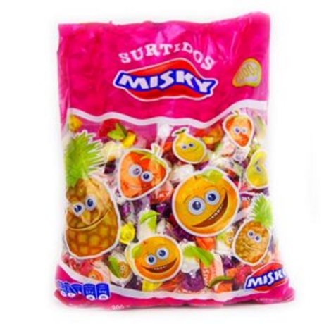 Caramelo masticable frutal
