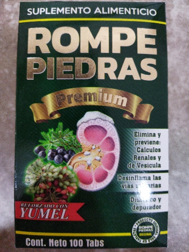 Rompe piedras 100 tabletas