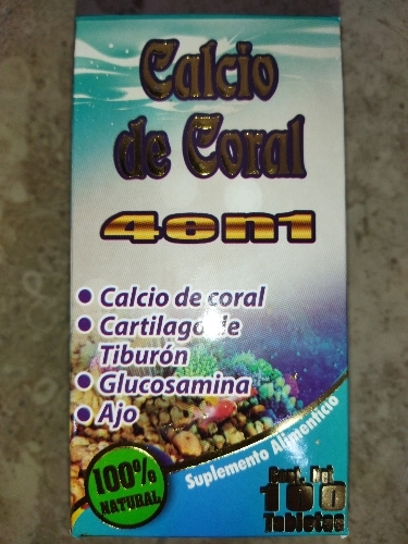 Calcio de coral 4en1 100 tabletas