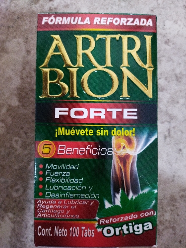 Artribion forte verde 100 tabletas