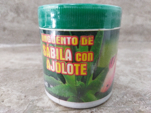 Gel Sabila con ajolote 125 gr