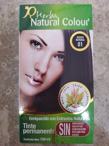 Tinte natural colour 01 Negro natural