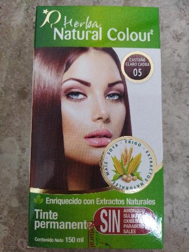 Tinte natural colour  05 Castaño Claro caoba