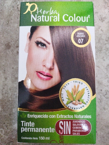 Tinte natural colour 07 Rubio oscuro