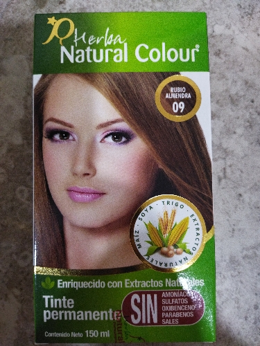 Tinte natural colour 09 Rubio almendra
