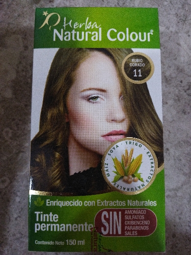 Tinte natural colour 11 Rubio dorado