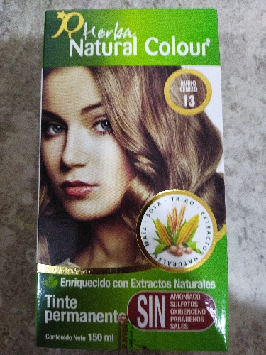 Tinte natural colour 13 Rubio cenizo