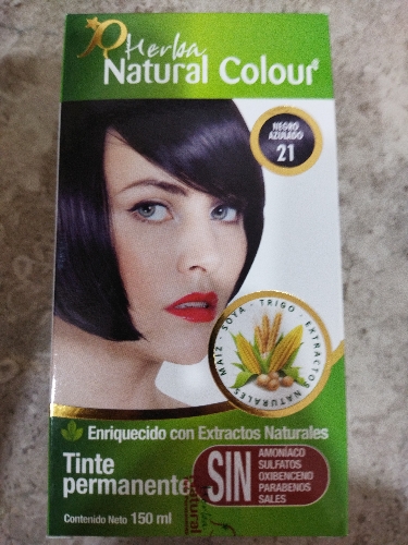 Tinte natural colour 21 Negro azulado