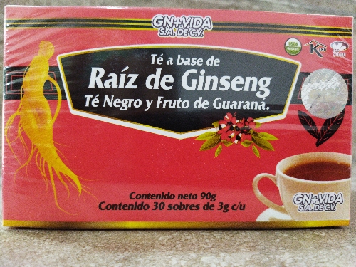 Te Raíz de Ginseng 30 pz GN
