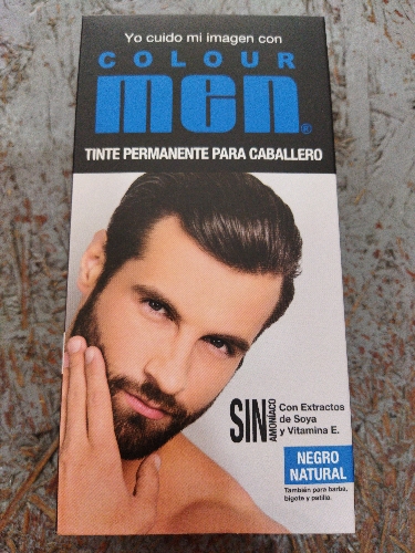 Color men negro natural