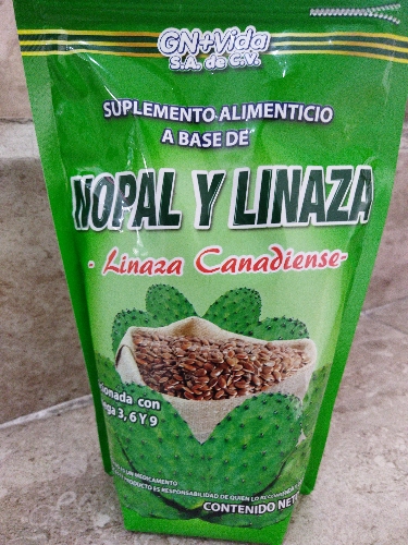 Nopal y linaza 470g