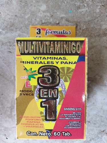 Multivitaminico 3 en 1 60 pz