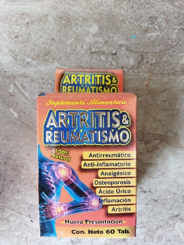 Artritis y reumatismo 60 pz