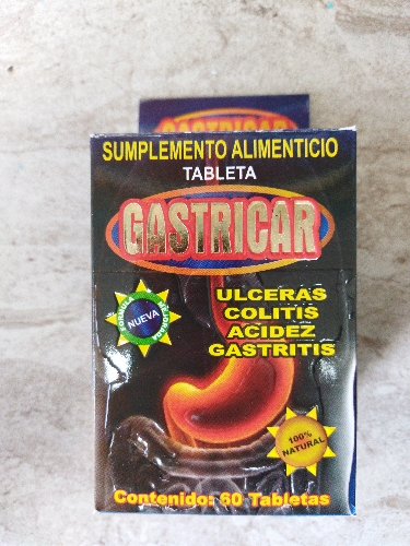 Gastricar pastillas 60 pz