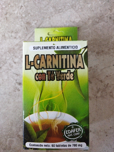 L-carnitina con te verde 60 pz