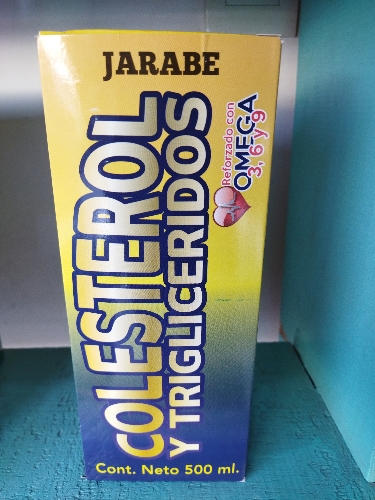 Colesterol y triglicéridos jarabe 500 mil