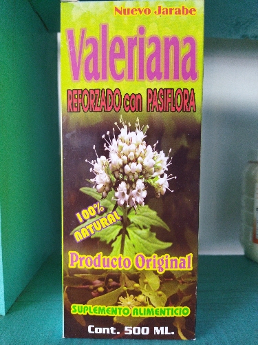 Valeria y pasiflora jarabe 500 mil