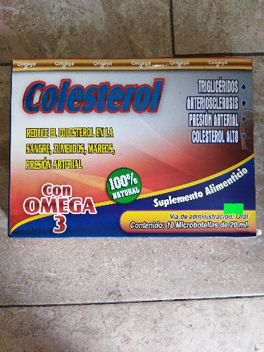 Colesterol ampolletas 10 pz