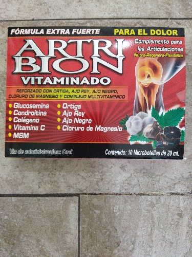 Artribion vitaminado ampolletas