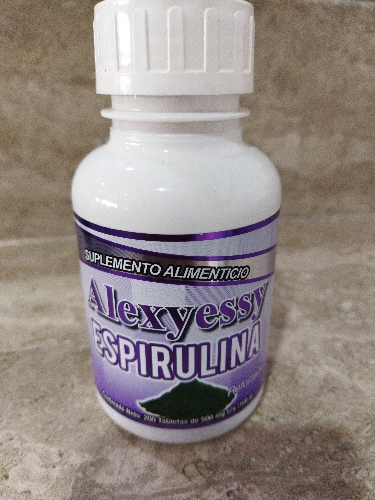 espirulina Alexyessy 200 tabletas