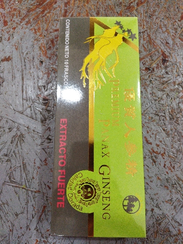 Ginseng panax ampolletas 10 pz