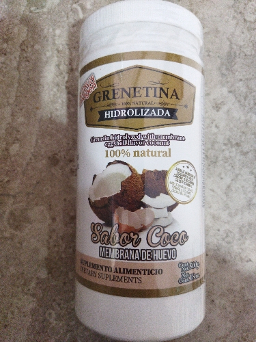 Grenetina Hidrolizada membrana de huevo 500gr