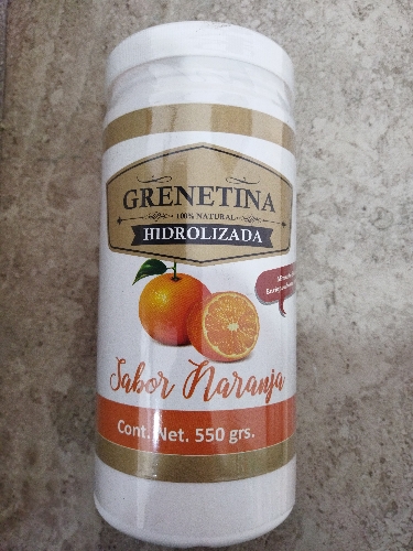 Grenetina Hidrolizada Naranja 500gr