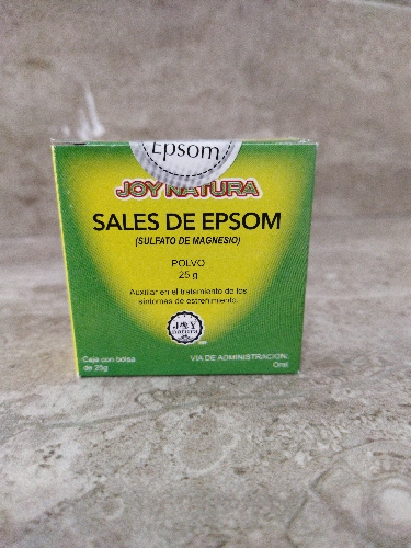 sales de epsom sulfato de magnesio