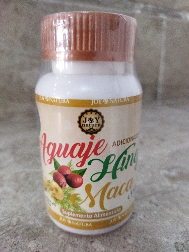 aguaje hinojo y maca