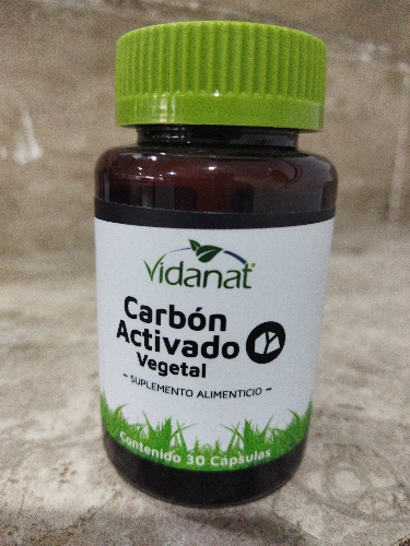 Carbon activado 30 caps vidanat
