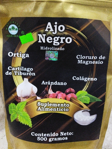 Ajo negro hidrolizado 500gr