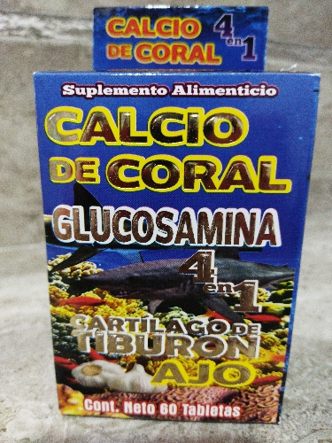 Calcio de coral 4en1 60 pz