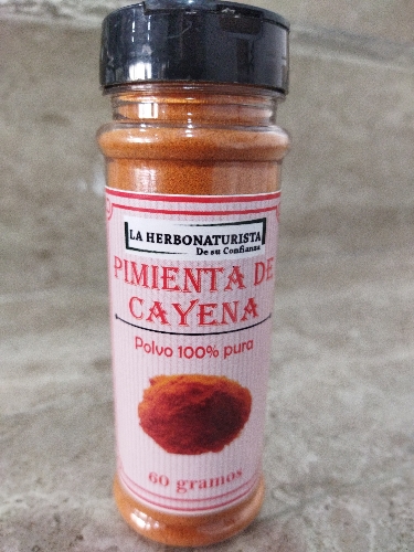 Pimienta de cayena 60gr