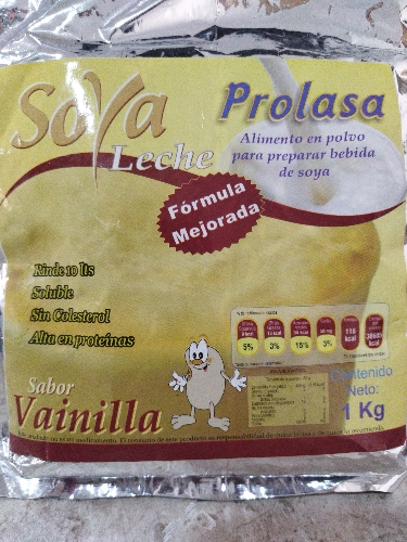 Leche de soya Vainilla 1kg