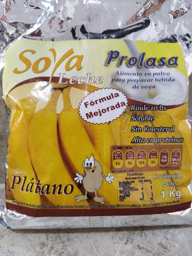 Leche de soya Platano 1kg
