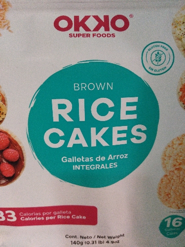 Galleta de arroz integral