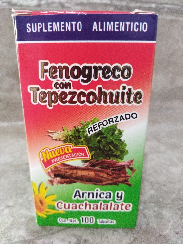 Fenogreco con Tepezcohuite 100pz
