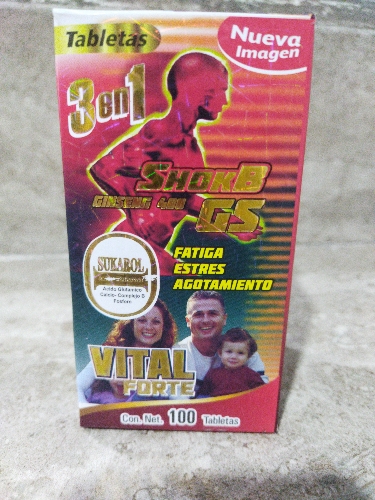 Shokb 3en1 100 tabletas