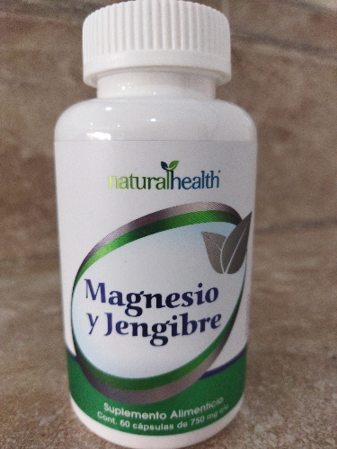 Magnesio y jengibre 60 capsulas