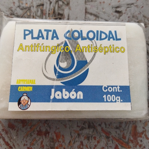 Jabón de Plata coloidal 100gr