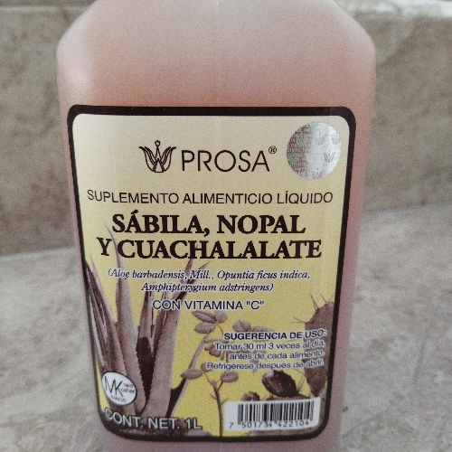 Sabila nopal y cuachalalate 1 lt prosa