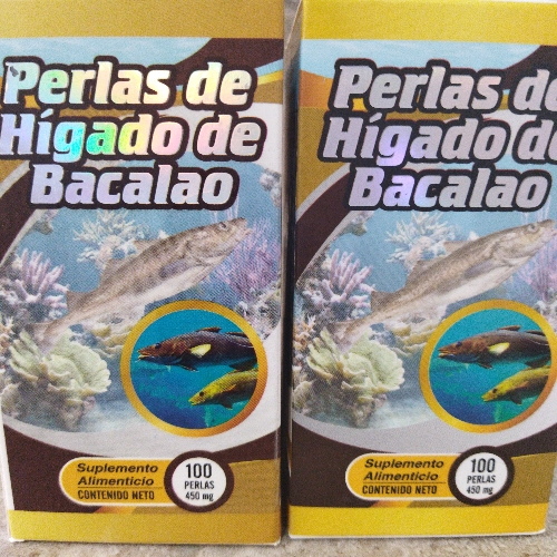 Perlas de Hígado de Bacalao 100pz