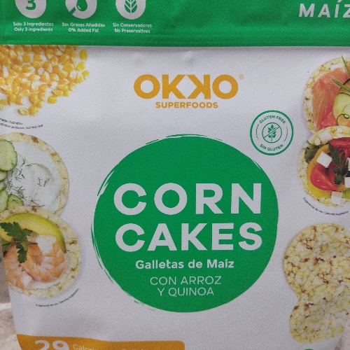 Galleta de maíz con arroz  16 pz