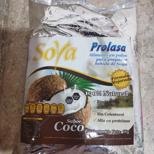 Leche de soya coco1kg