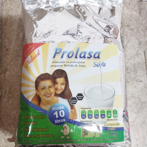 Leche de soya natural 1 kg